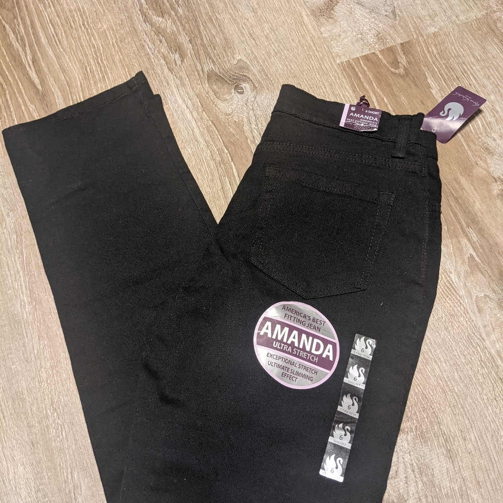 NWT sz 6 SHORT Gloria Vanderbilt Amanda jeans